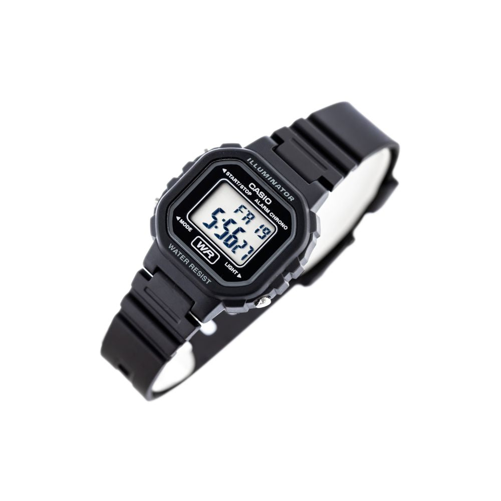 WW2697 Casio Youth Digital Ladies Resin Belt Watch LA-20WH-1ADF