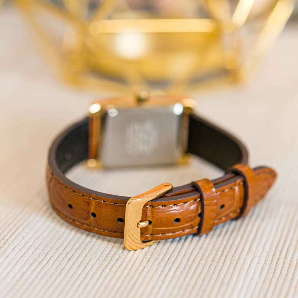 WW2909 Casio Standard Ladies Leather Belt Watch LTP-1234GLL-7ADF