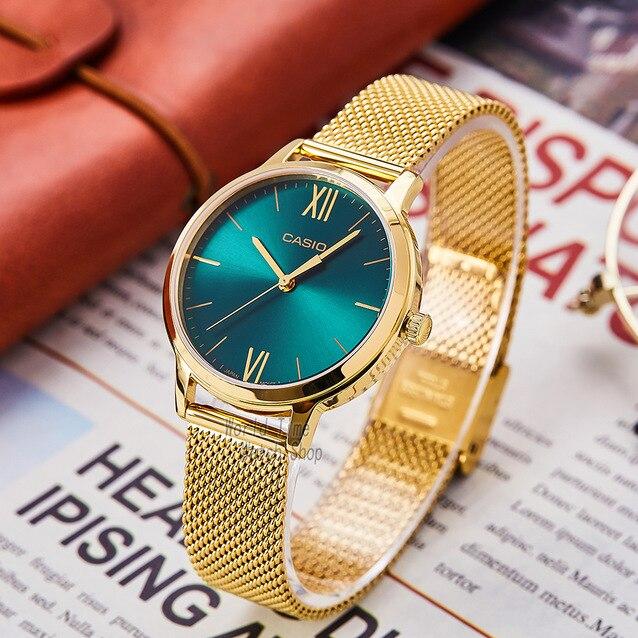 WW2793 Casio Standard Ladies Mesh Chain Watch LTP-E157MG-3ADF