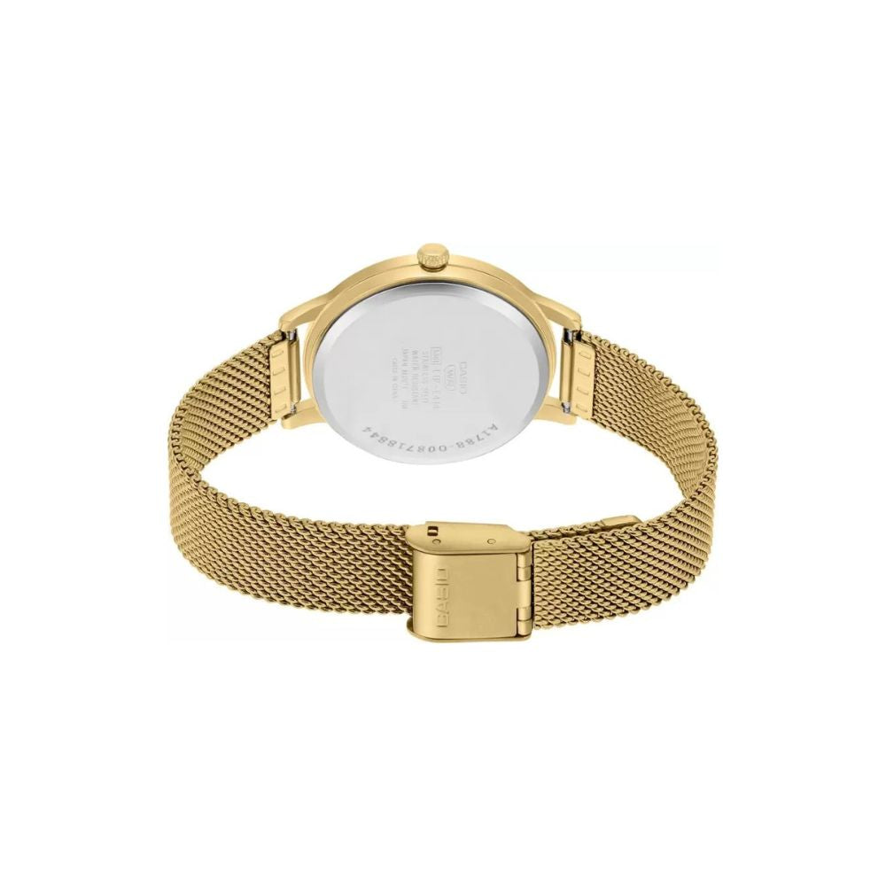 WW2794 Casio Standard Ladies Mesh Chain Watch LTP-E157MG-9ADF