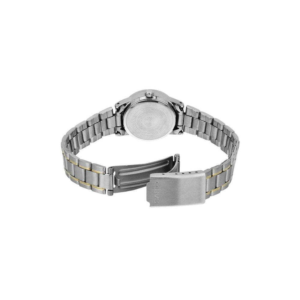 WW2838 Casio Standard Date Ladies Chain Watch LTP-V002SG-9AUDF