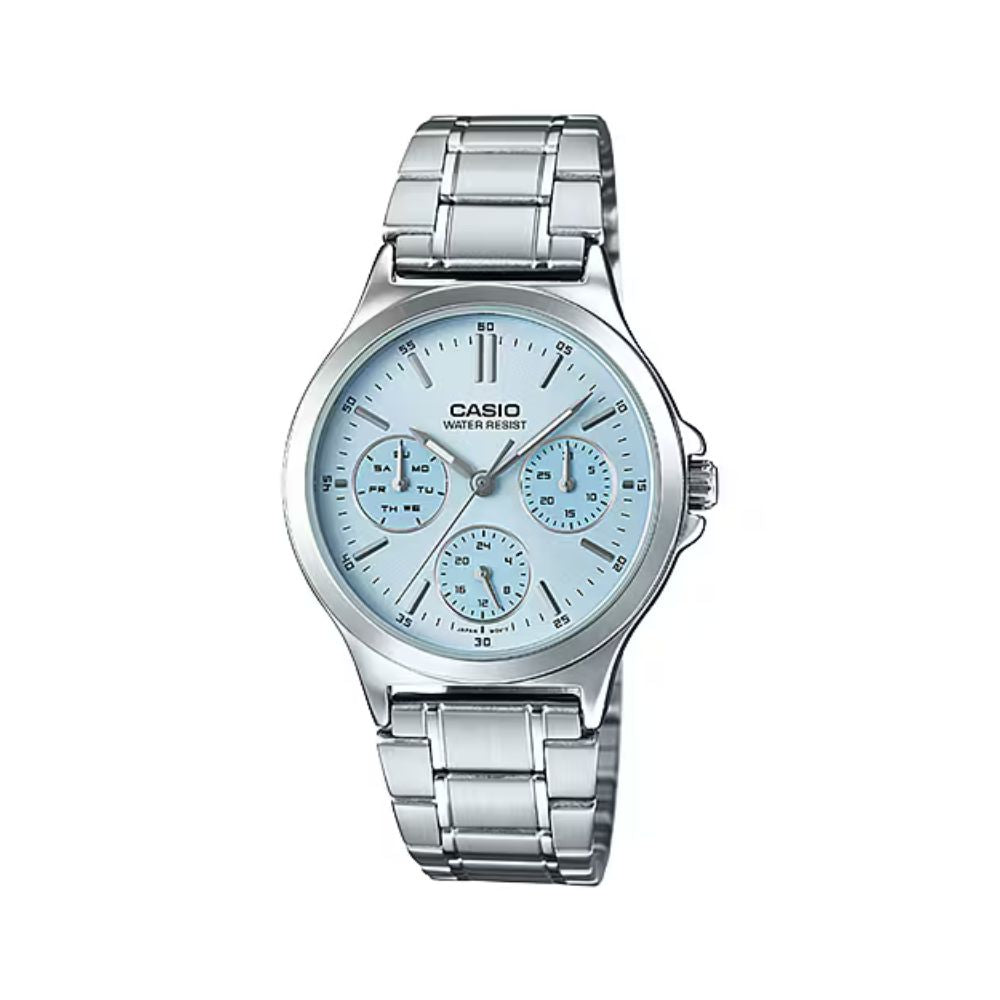 WW2588 Casio Enticer Multifunction Ladies Chain Watch LTP-V300D-2AUDF