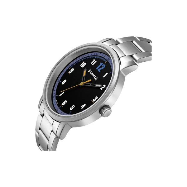 Sonata 77106sm02 online analog watch