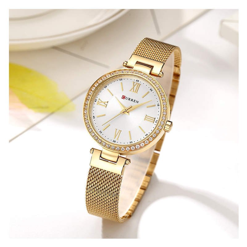 WW0193 Curren Ladies Mesh Chain Watch