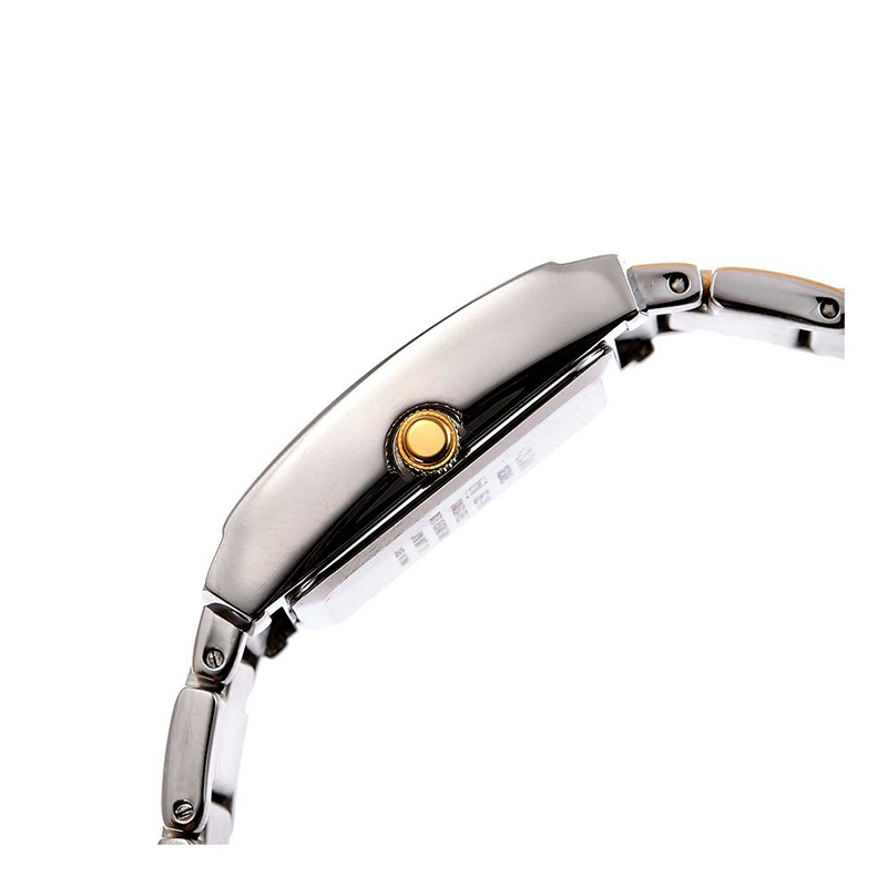 WW0298 Casio Beside Date Stainless Steel Two Tone Ladies Chain Watch BEL-100SG-7AVDF