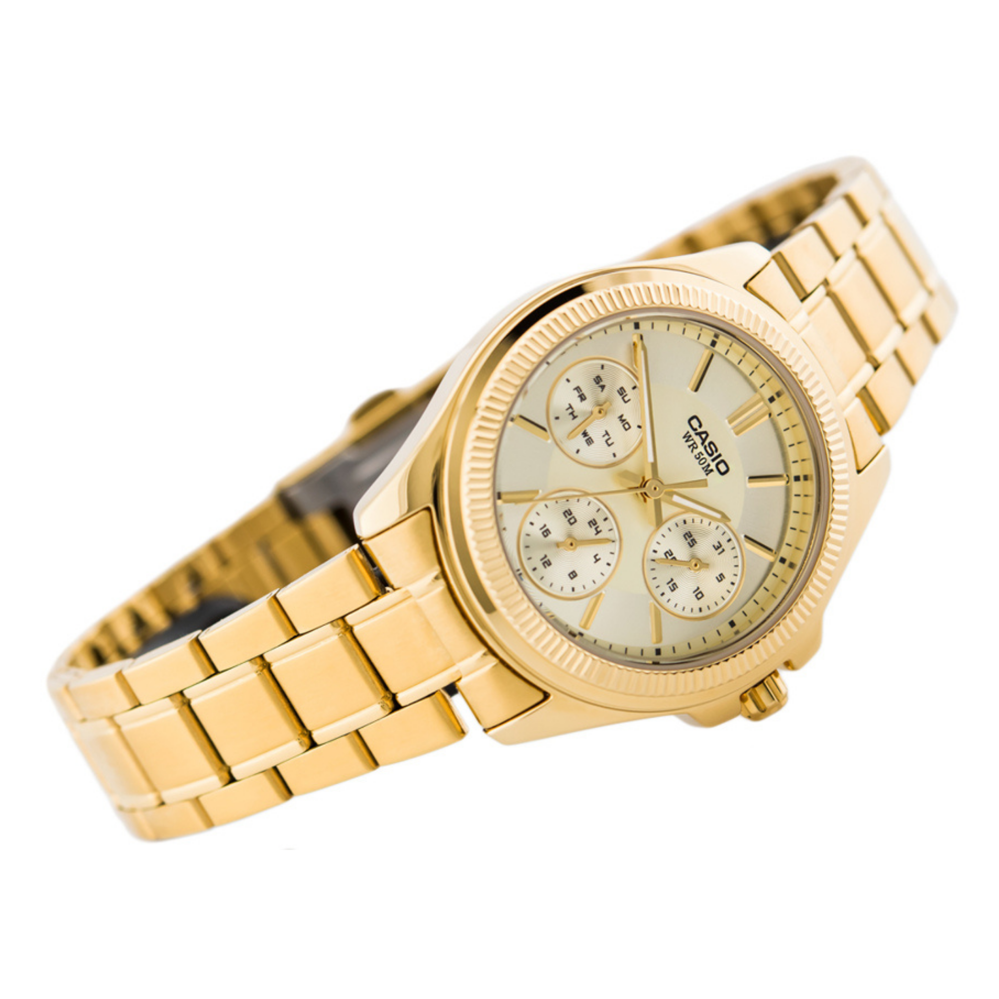 WW1281 Casio Enticer Multifunction Ladies Chain Watch LTP-2088G-9AVDF