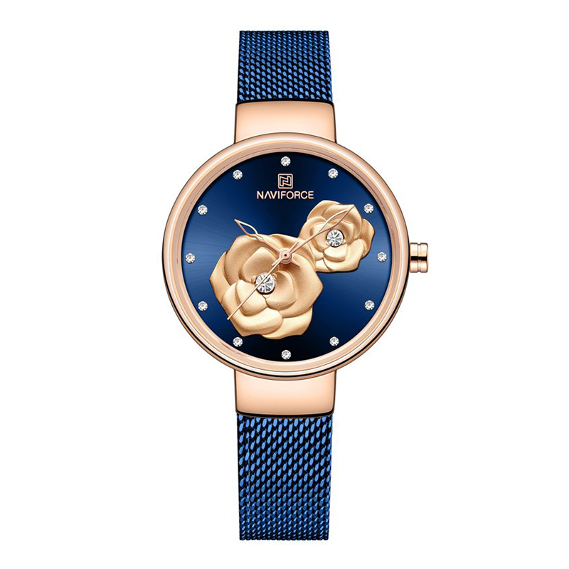 WW1174 Naviforce Ladies Mesh Chain Watch NF5013L