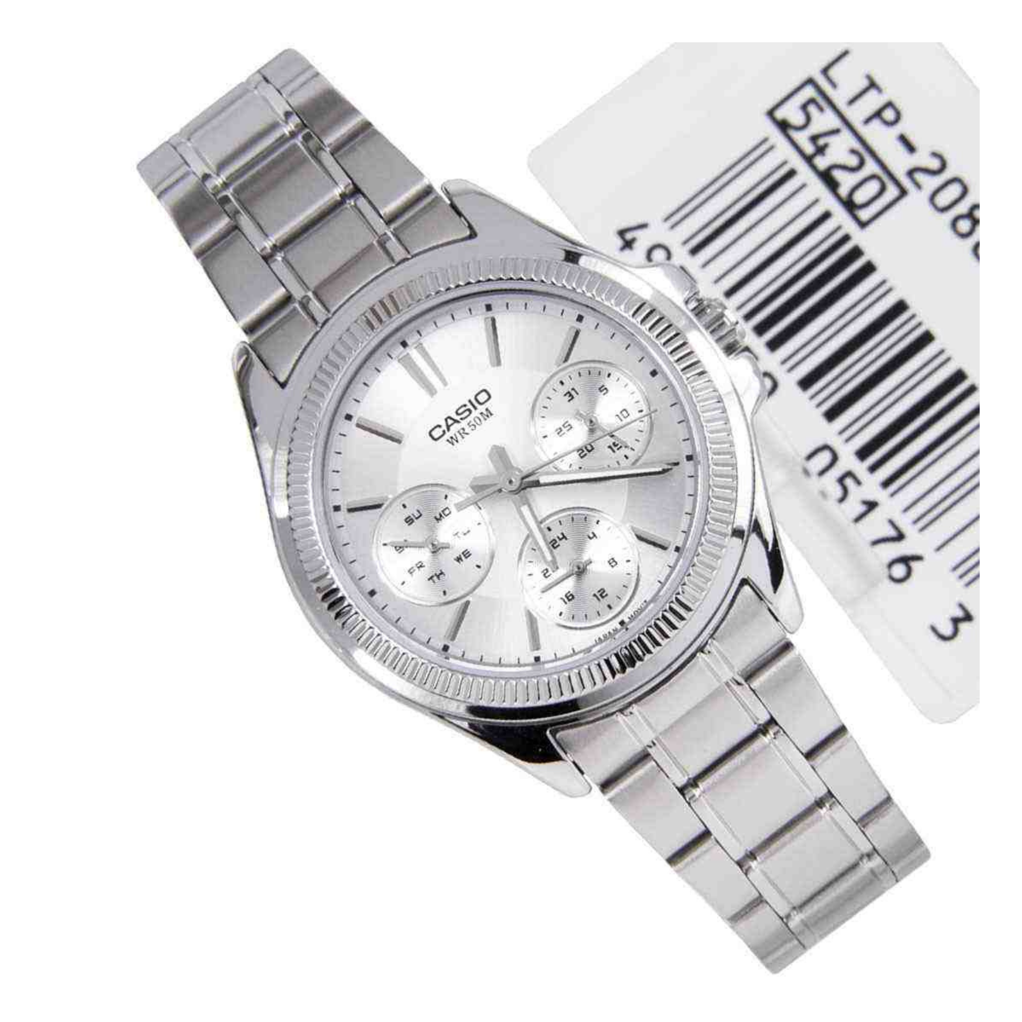 WW1283 Casio Enticer Multifunction Ladies Chain Watch LTP-2088D-7AVDF