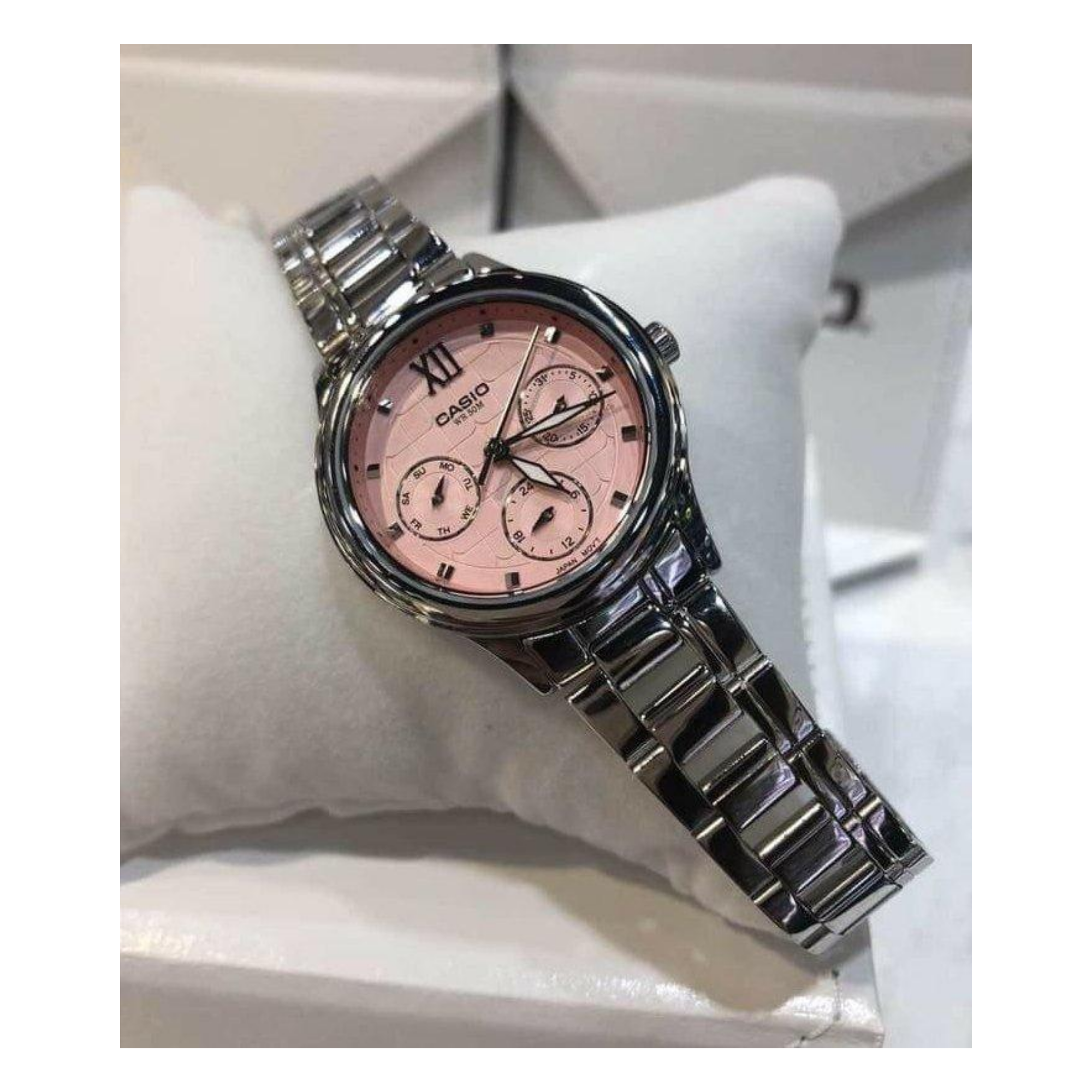 WW1193 Casio Enticer Multifunction Ladies Chain Watch LTP-E306D-4AVDF