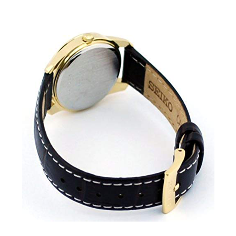 WW0948 Seiko Date Leather Belt Watch SXDE78P1
