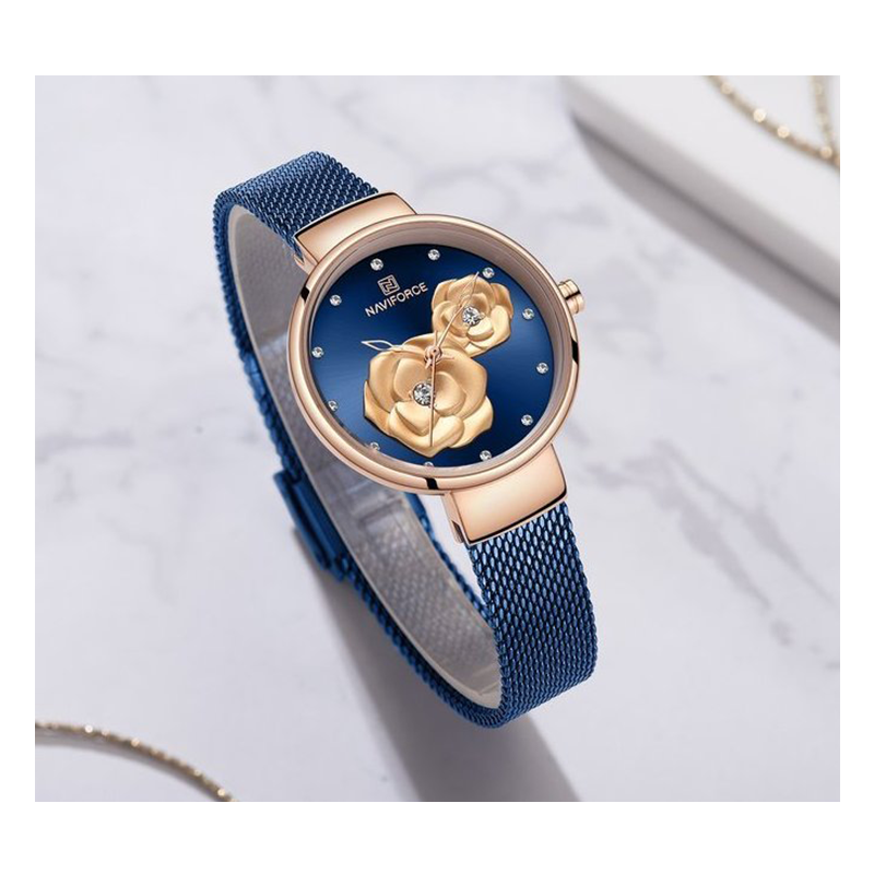 WW1174 Naviforce Ladies Mesh Chain Watch NF5013L