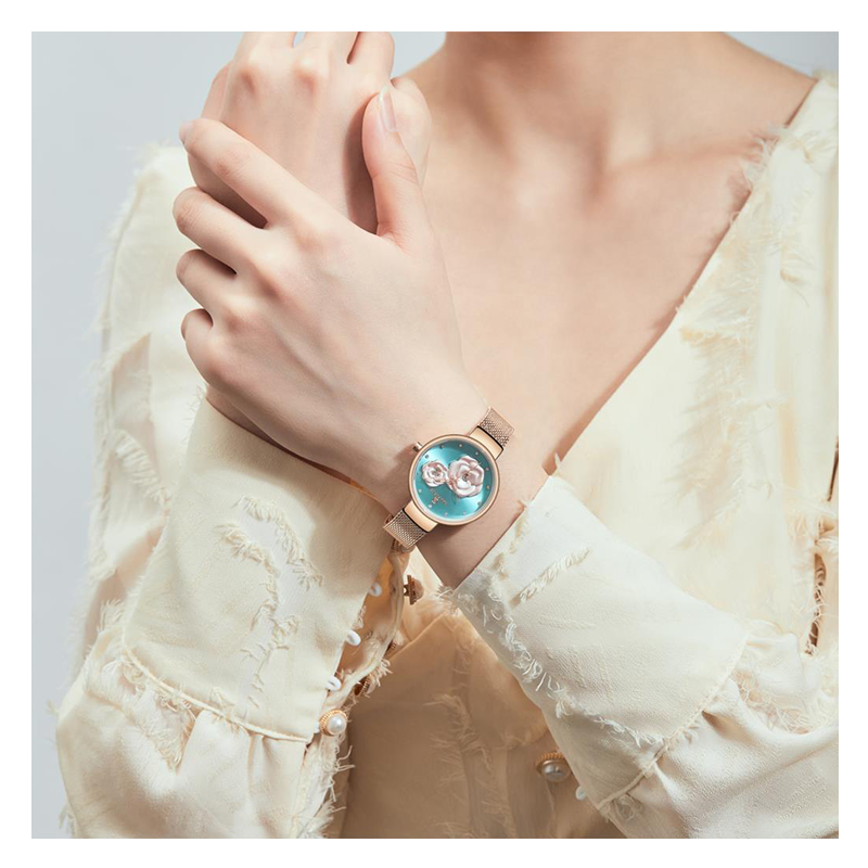 WW1177 Naviforce Ladies Mesh Chain Watch NF5013L