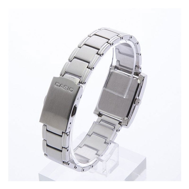 WW0296 Casio Beside Date Stainless Steel Ladies Chain Watch BEL-100D-1A2VDF