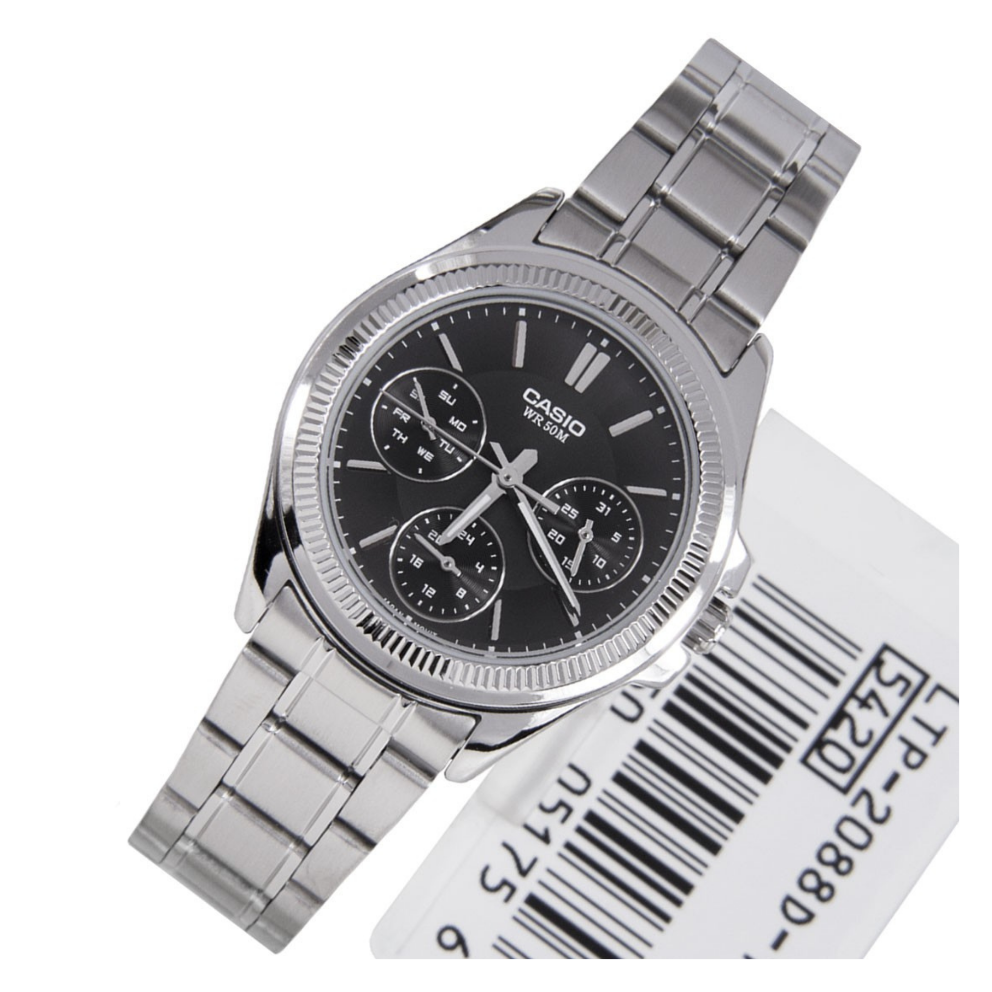 WW1282 Casio Enticer Multifunction Ladies Chain Watch LTP-2088D-1AVDF