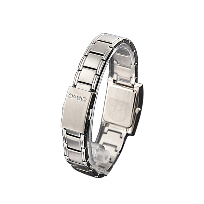 WW0297 Casio Beside Date Stainless Steel Ladies Chain Watch BEL-100D-1AVDF