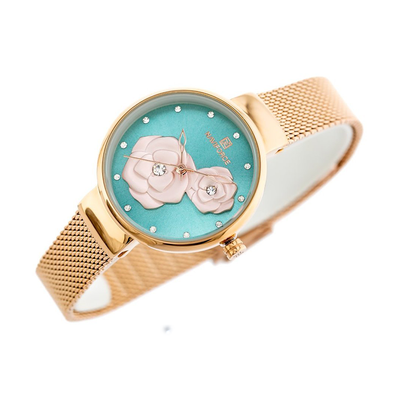 WW1177 Naviforce Ladies Mesh Chain Watch NF5013L