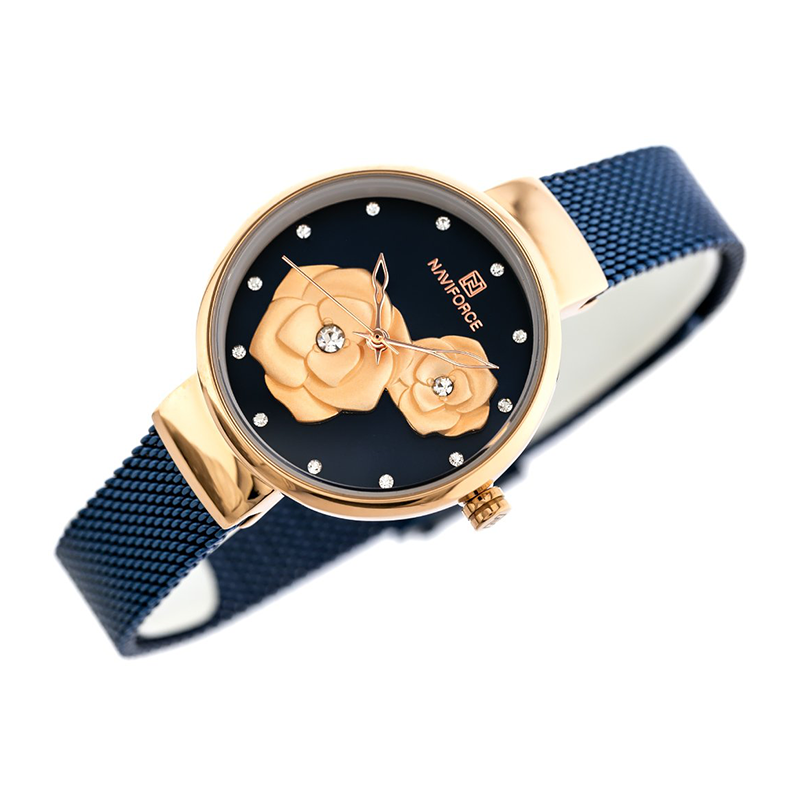 WW1174 Naviforce Ladies Mesh Chain Watch NF5013L