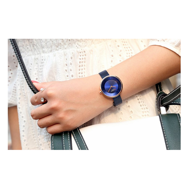 WW0076 Curren Blanche Ladies Mesh Chain Watch