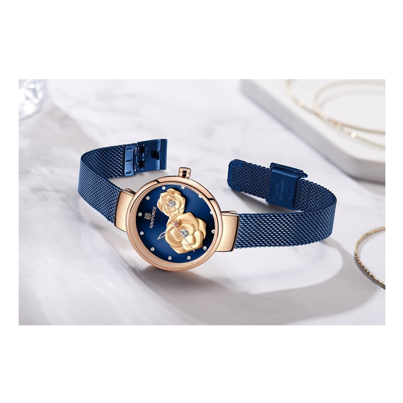 WW1174 Naviforce Ladies Mesh Chain Watch NF5013L