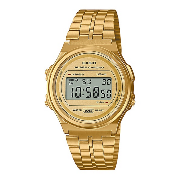 Casio gold chain watch top