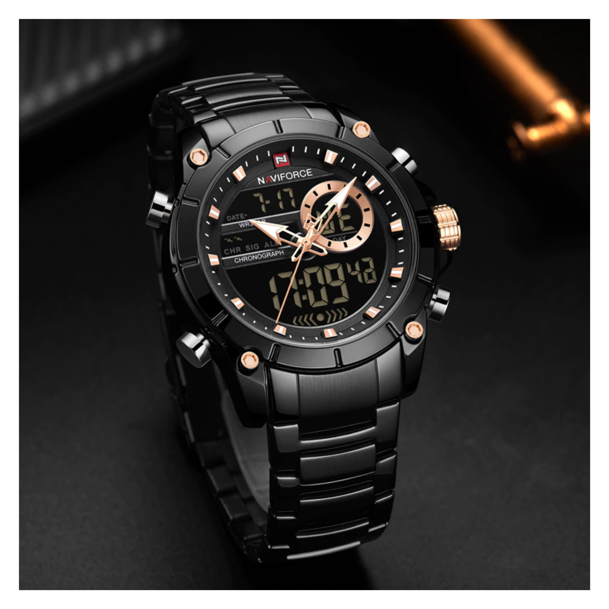 Naviforce chain watch price on sale