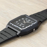WW2600 Casio Vintage Dual Time Resin Belt Watch AW-48HE-1BVDF