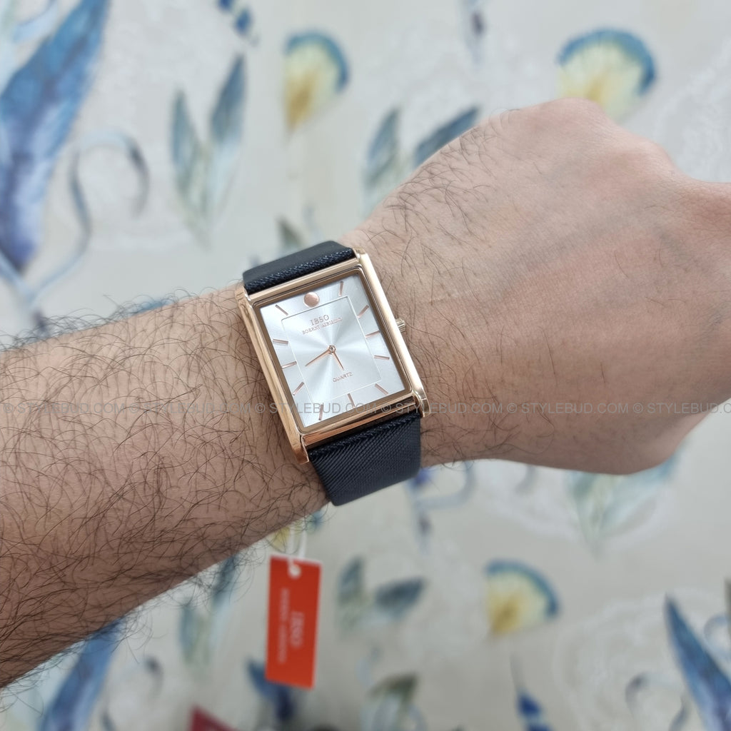 WW0271 IBSO Slim Rose Gold Leather Belt Watch B2232G