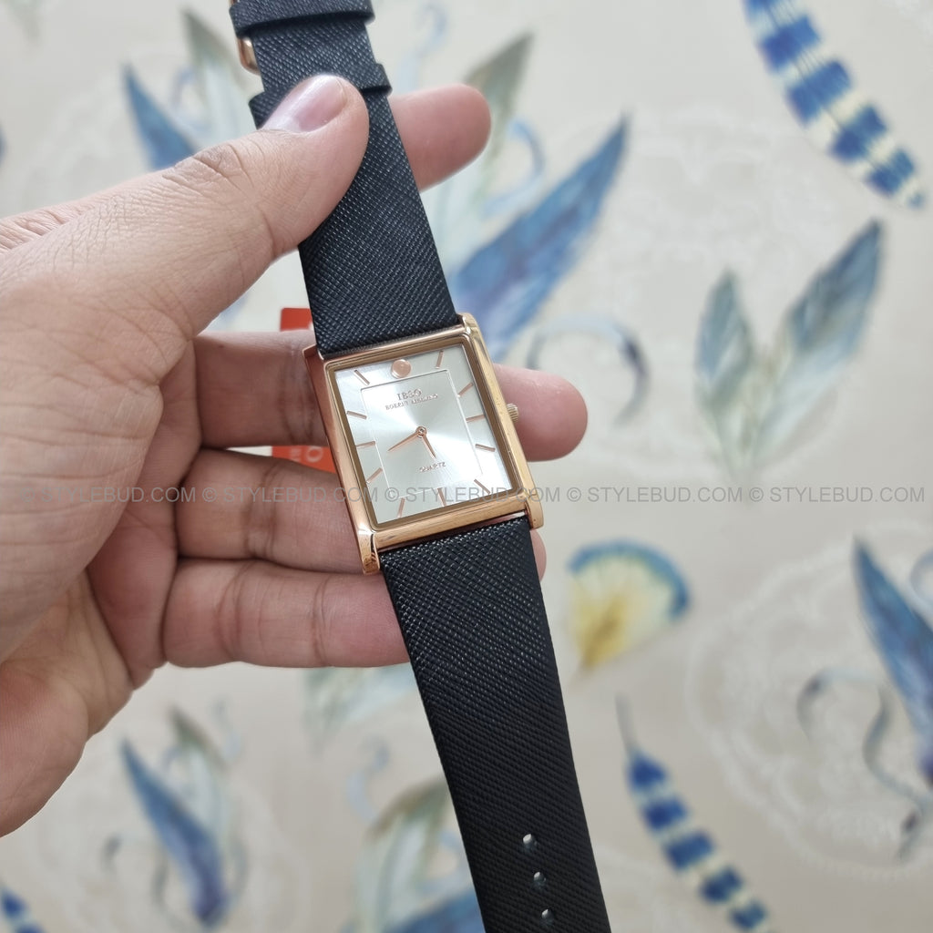 WW0271 IBSO Slim Rose Gold Leather Belt Watch B2232G