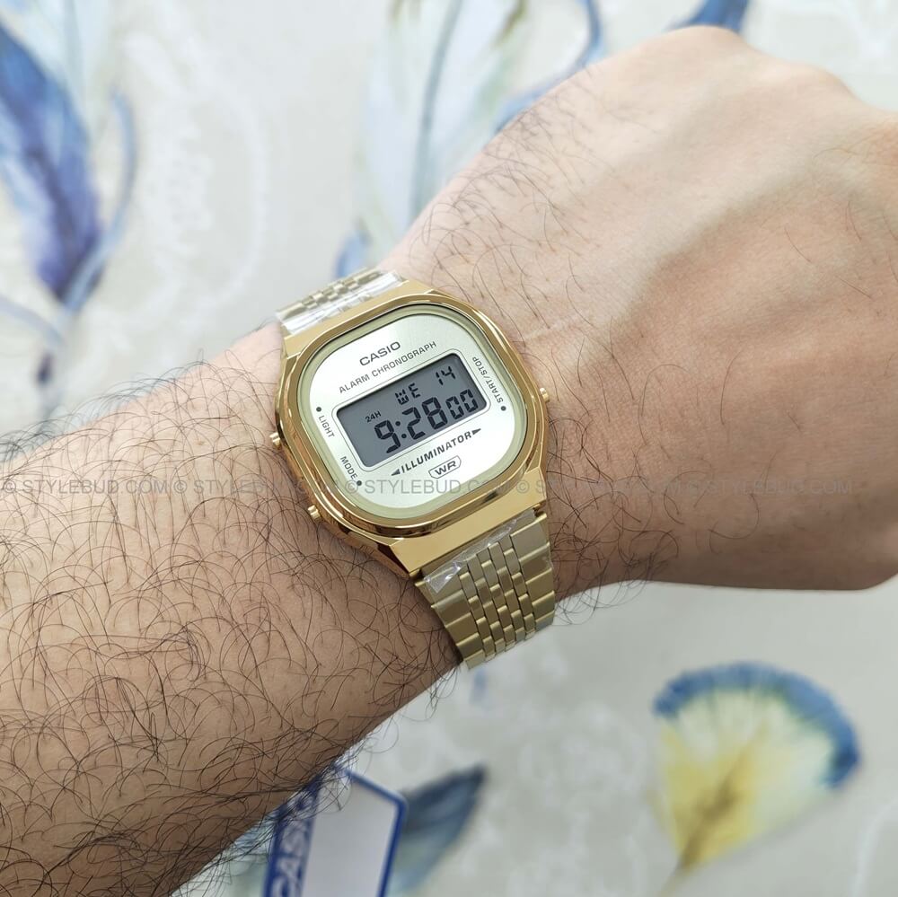 WW3227 Casio Vintage Illuminator Digital Chain Watch A140WEG-9ADF