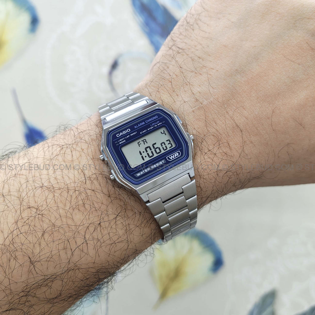 WW3206 Casio Vintage Digital Chain Watch A158WEA-2DF