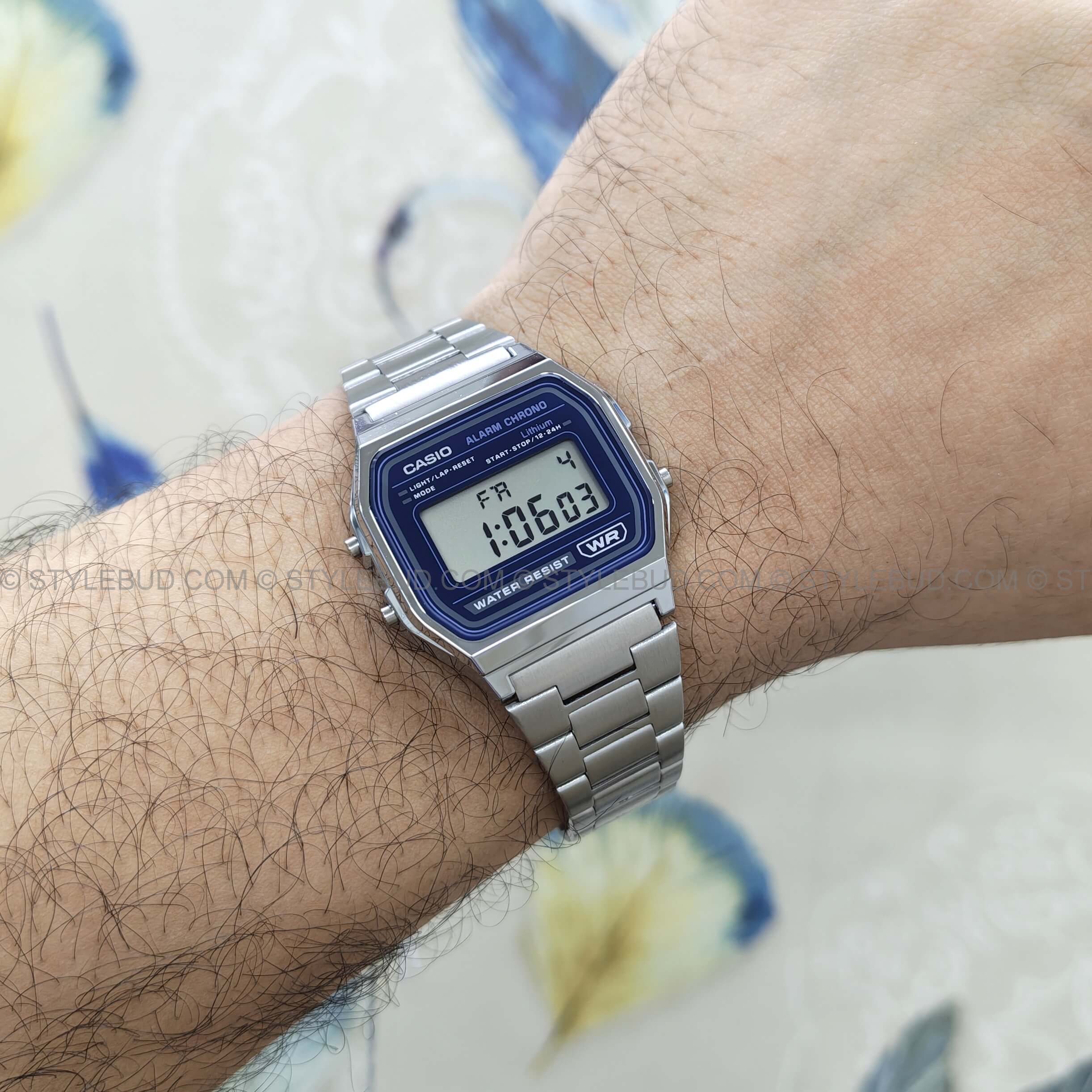WW3206 Casio Vintage Digital Chain Watch A158WEA-2DF