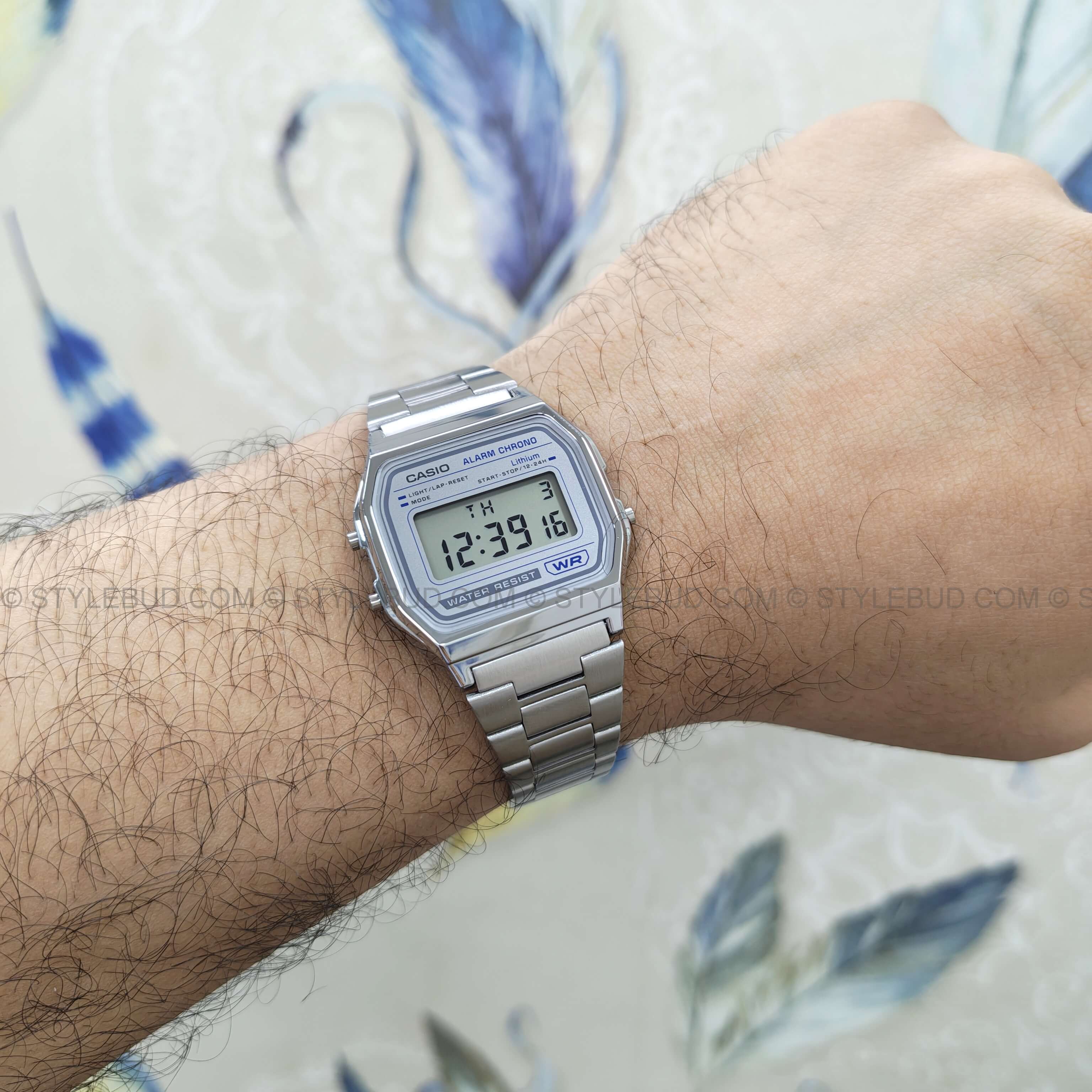 WW3207 Casio Vintage Digital Chain Watch A158WEA-7DF