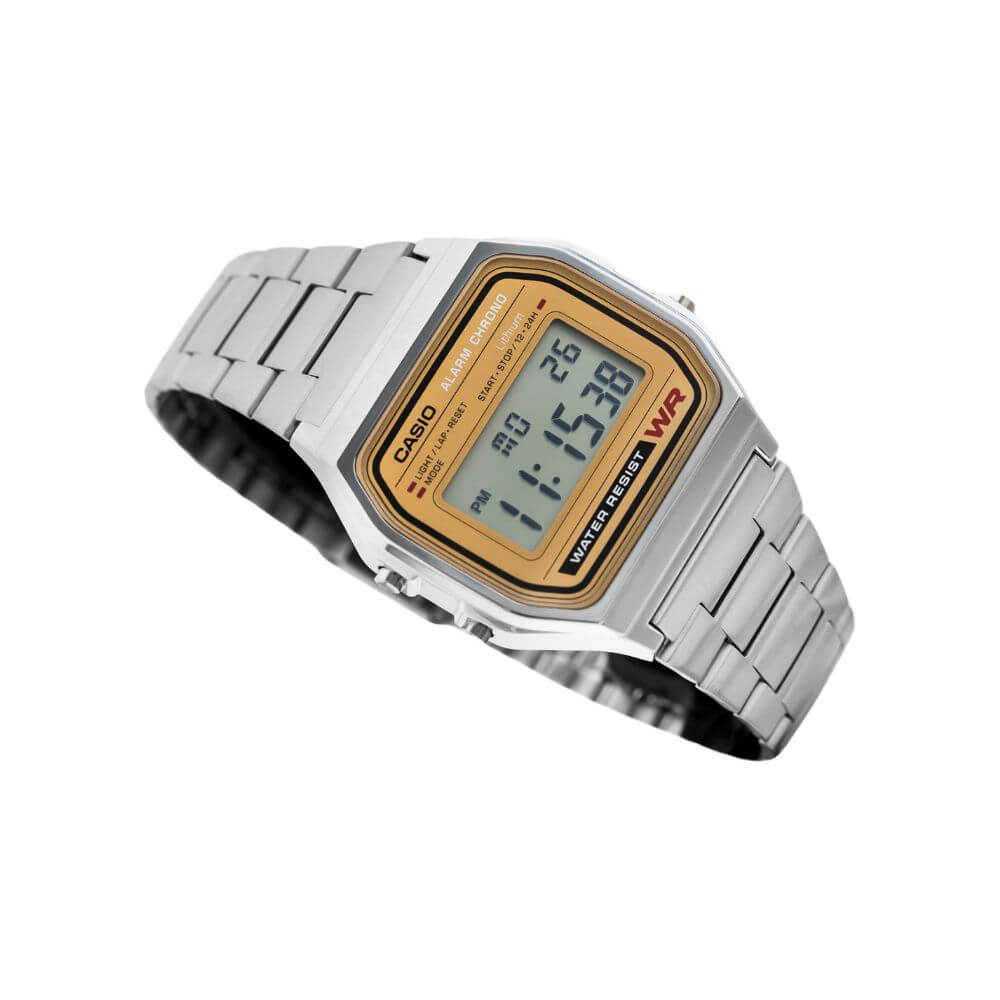WW1392 Casio Vintage Digital Chain Watch A158WEA-9CF