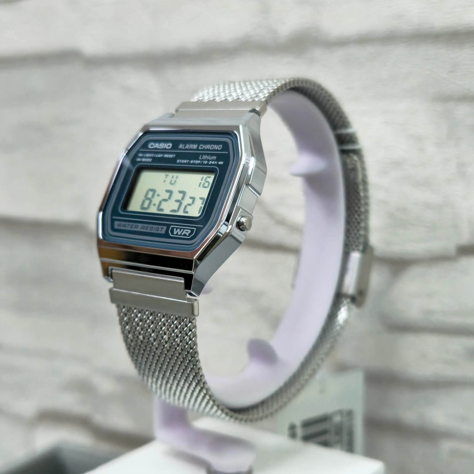 A158wem 3メッシュ Casio A158WEM-3DF Watch with Official Warranty