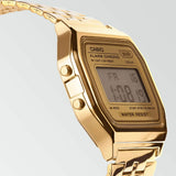 WW1492 Casio Vintage Digital Golden Chain Watch A158WETG-9ADF