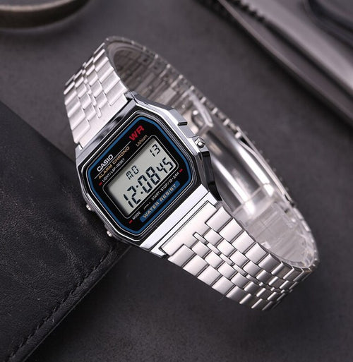 WW0488 Casio Vintage Digital Chain Watch A159W-N1DF