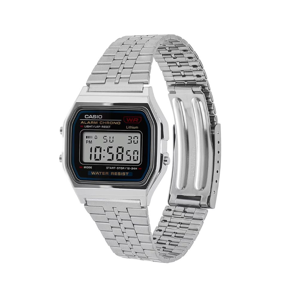 WW0488 Casio Vintage Digital Chain Watch A159W-N1DF