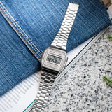 WW2870 Casio Vintage Illuminator Digital Chain Watch A168WA-8AYDF