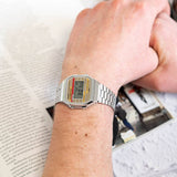 WW2871 Casio Vintage Illuminator Digital Chain Watch A168WEHA-9ADF