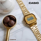 WW1893 Casio Vintage Illuminator Digital Chain Watch A168WG-9WDF