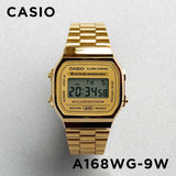 WW1893 Casio Vintage Illuminator Digital Chain Watch A168WG-9WDF