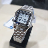 WW0725 Casio Vintage Dual Time Digital Chain Watch A178WA-1ADF