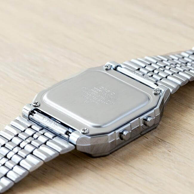 WW1898 Casio Vintage World Time Digital Chain Watch A500WA-1DF
