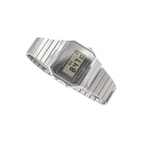 WW2893 Casio Vintage Super Slim Digital Silver Chain Watch A700WEV-7ADF