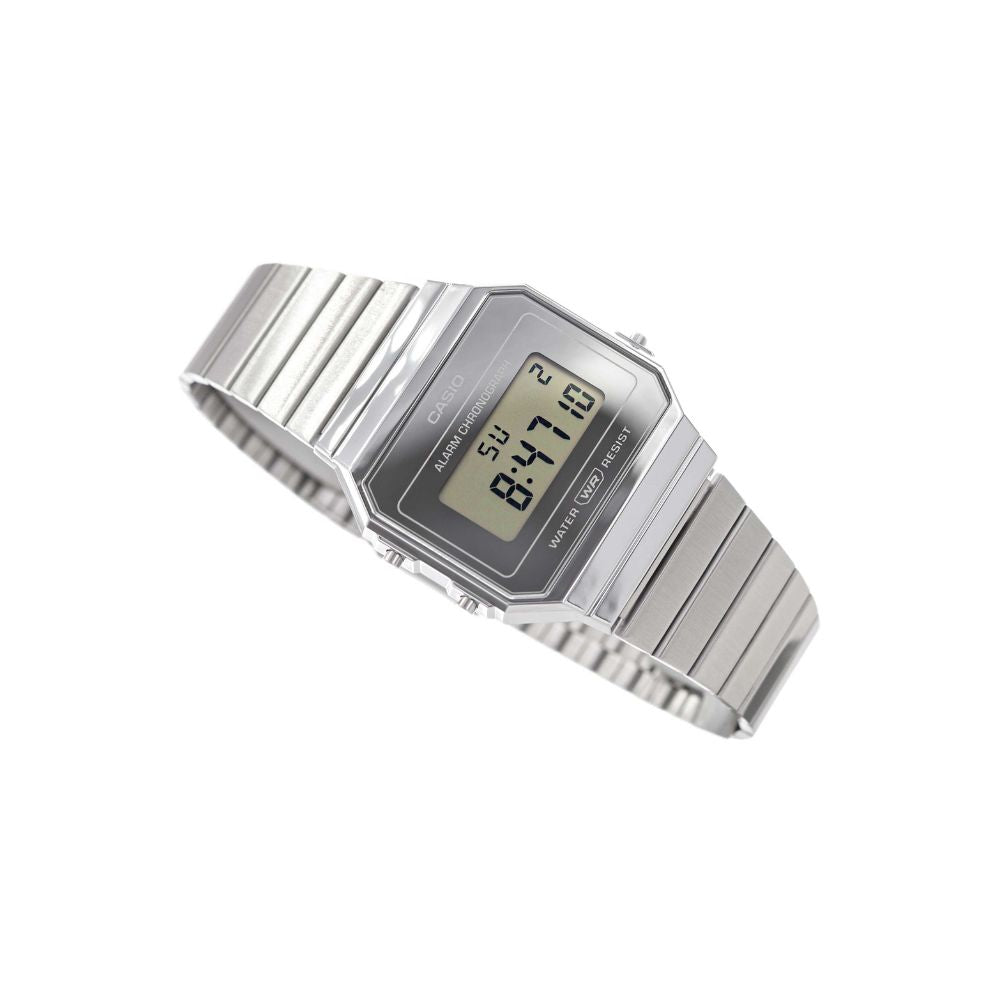 WW2893 Casio Vintage Super Slim Digital Chain Watch A700WEV-7ADF