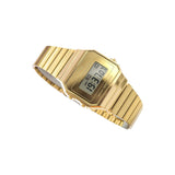 WW2894 Casio Vintage Super Slim Digital Golden Chain Watch A700WEVG-9ADF