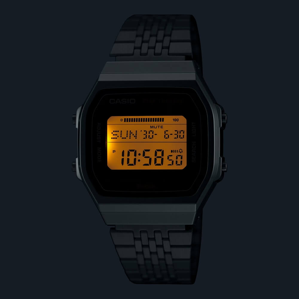 WW2989 Casio Vintage Step Tracker Bluetooth Chain Watch ABL-100WE-1ADF