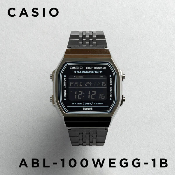 WW2992 Casio Vintage Step Tracker Bluetooth Chain Watch ABL-100WEGG-1BDF