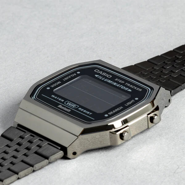 WW2992 Casio Vintage Step Tracker Bluetooth Chain Watch ABL-100WEGG-1BDF