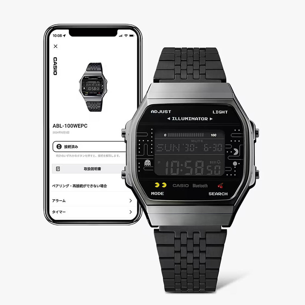 WW2993 Casio Vintage Step Tracker Bluetooth Chain Watch ABL-100WEPC-1BDF